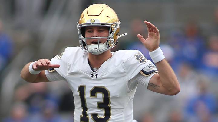 Notre Dame's National Championship price on Kalshi has slid since opening. Notre Dame's National Championship price on Kalshi has slid since opening.