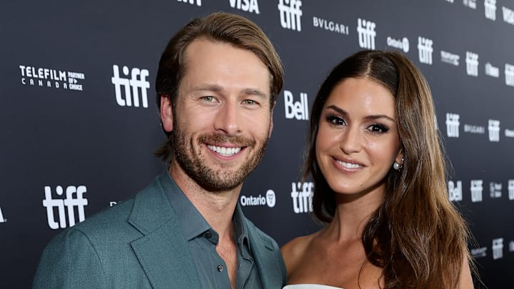 Glen Powell and Gigi Paris