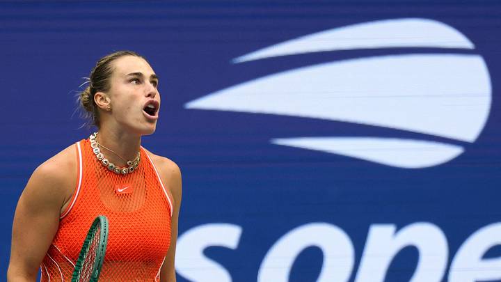 Aryna Sabalenka reacts during her final match against Elena Rybakina IMAGN IMAGES via Reuters/Geoff Burke Aryna Sabalenka reacts during her final match against Elena Rybakina IMAGN IMAGES via Reuters/Geoff Burke