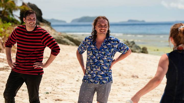 “Permanent Uncertainty” – Castaways marooned in remote Fiji embark upon the Open Era of SURVIVOR and battle to win $1 million on the two-hour 51st season premiere of SURVIVOR, Wednesday, Sept. 23.Eric Macksoud and Danny “Kilby” Kilby Photo: Robert Voets/CBS ©2026 CBS Broadcasting, Inc. All Rights Reserved. “Permanent Uncertainty” – Castaways marooned in remote Fiji embark upon the Open Era of SURVIVOR and battle to win $1 million on the two-hour 51st season premiere of SURVIVOR, Wednesday, Sept. 23.Eric Macksoud and Danny “Kilby” Kilby Photo: Robert Voets/CBS ©2026 CBS Broadcasting, Inc. All Rights Reserved.