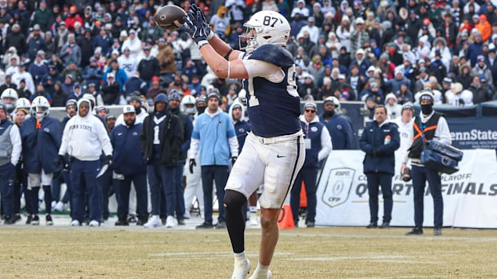 Penn State Nittany Lions tight end Andrew Rappleyea (87)