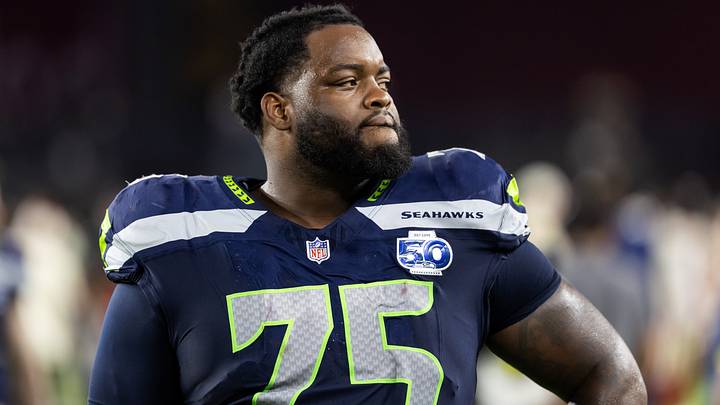 Seattle Seahawks guard Anthony Bradford (75) against the Arizona Cardinals at State Farm Stadium. Seattle Seahawks guard Anthony Bradford (75) against the Arizona Cardinals at State Farm Stadium.