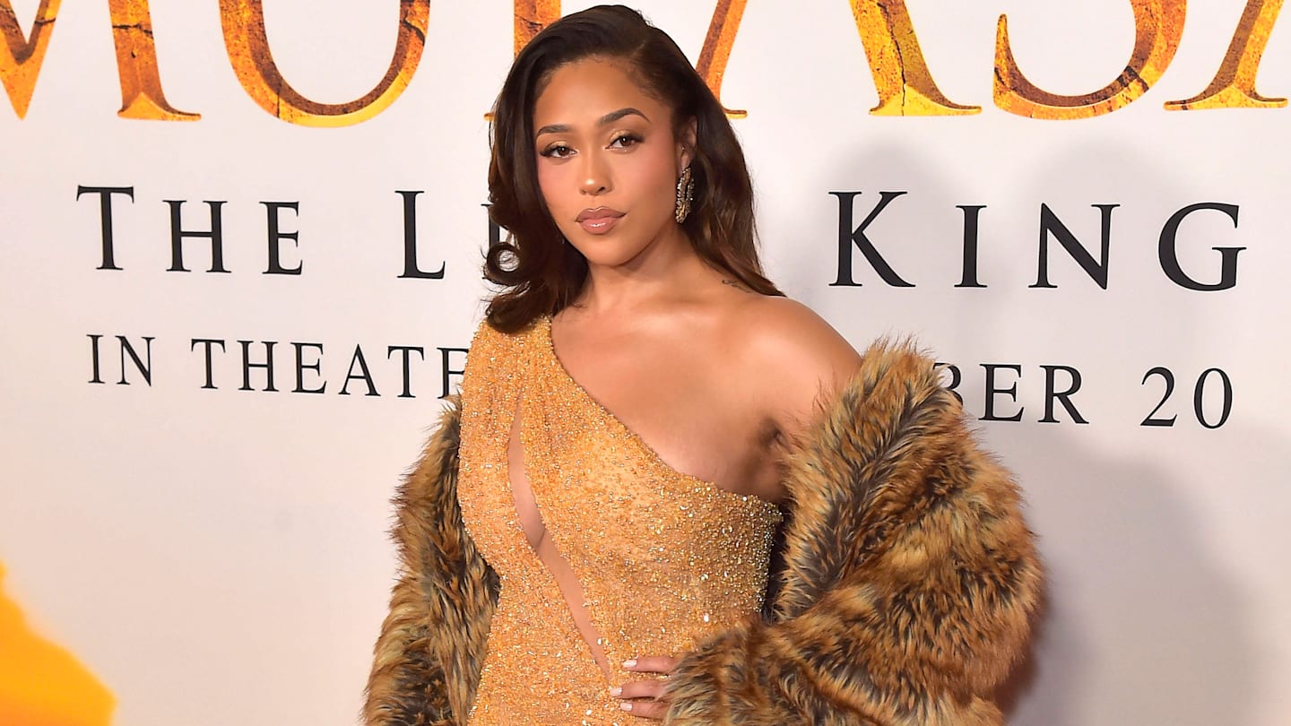 Karl-Anthony Towns’ Fiancée Jordyn Woods Crushes White Bachelorette Party Swimsuit