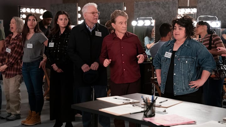 ONLY MURDERS IN THE BUILDING - “Escape From Planet Klongo” - Seeking a critical clue, Charles, Oliver & Mabel must infiltrate a film set to get the real "background" on why Sazz was killed. SELENA GOMEZ, STEVE MARTIN, MARTIN SHORT