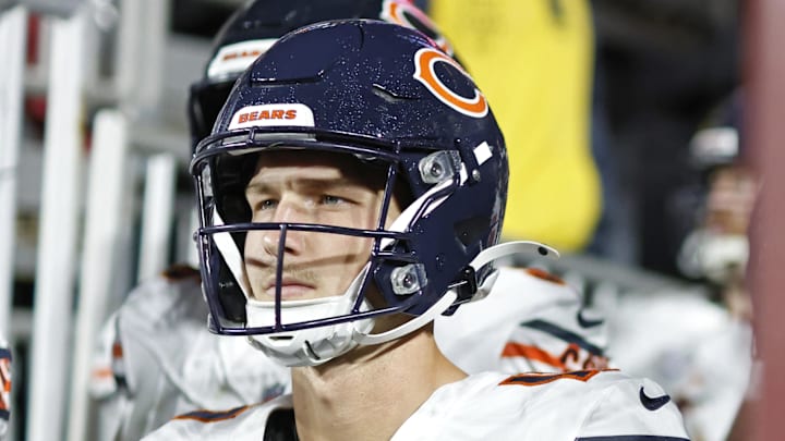 Chicago Bears quarterback Tyson Bagent 