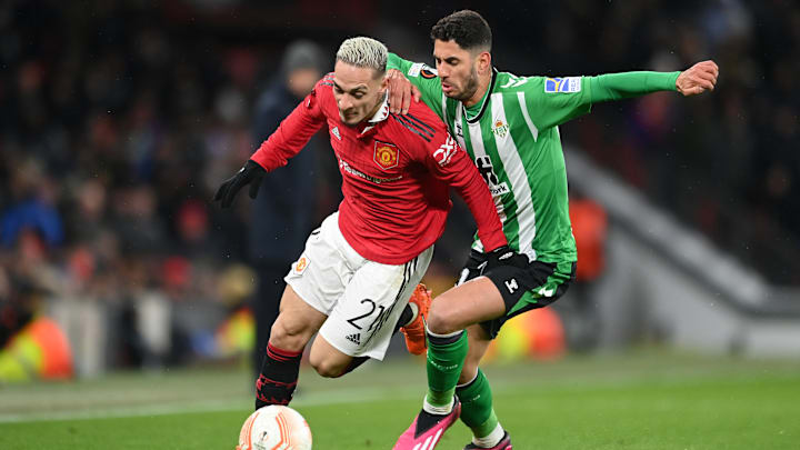 O Manchester United eliminou o Real Betis e se classificou para as quartas de final da Europa League.