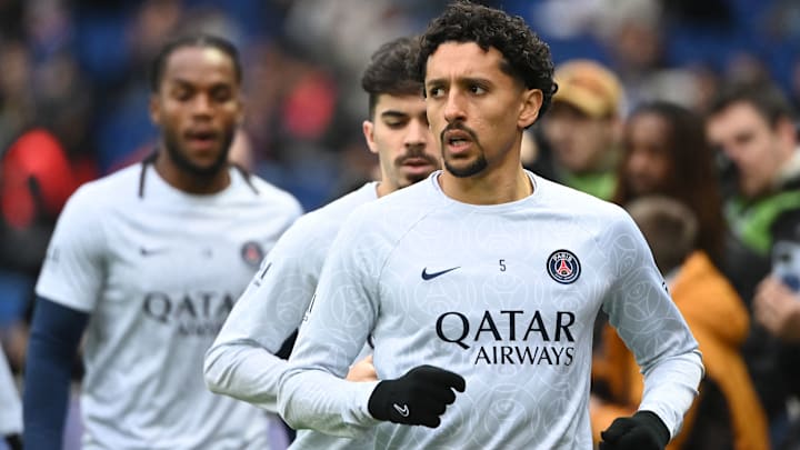 Marquinhos s'est blessé lors du match face au FC Nantes
