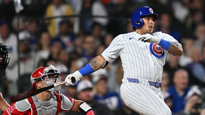 Chicago Cubs designated hitter Moises Ballesteros