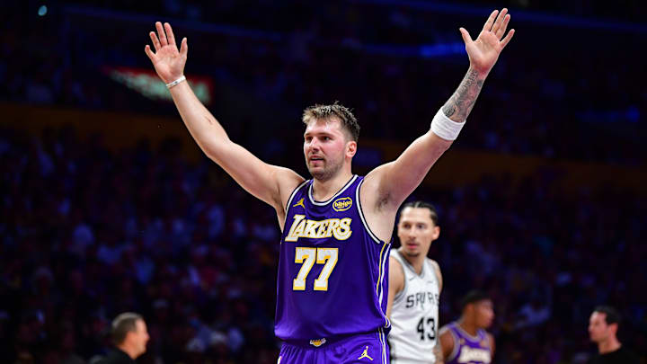 Los Angeles Lakers guard Luka Doncic is a solid prop target on Monday.