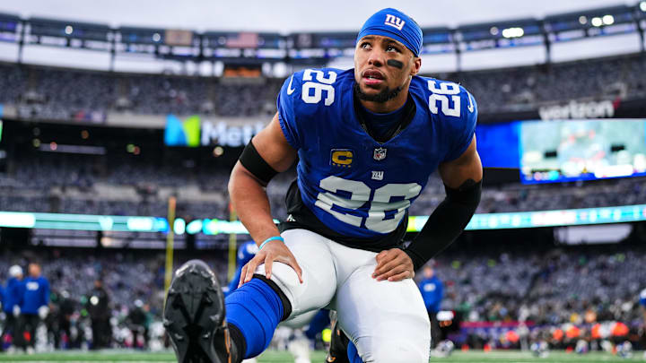 Saquon Barkley firmó con los Eagles por tres temporadas 