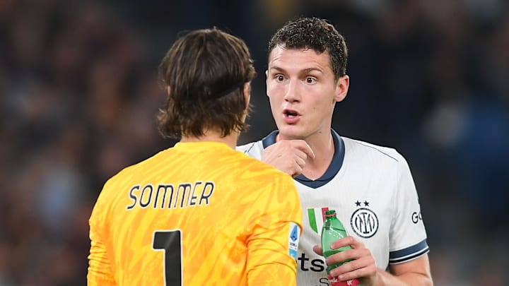 Yann Sommer und Benjamin Pavard von Inter Mailand