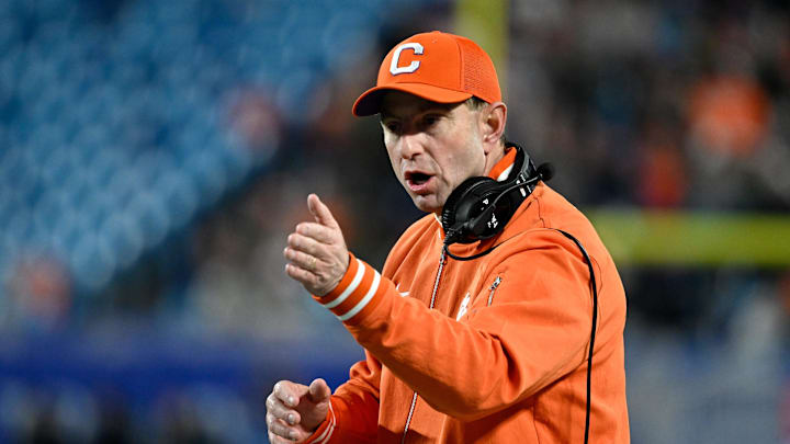 Clemson Tigers head coach Dabo Swinney