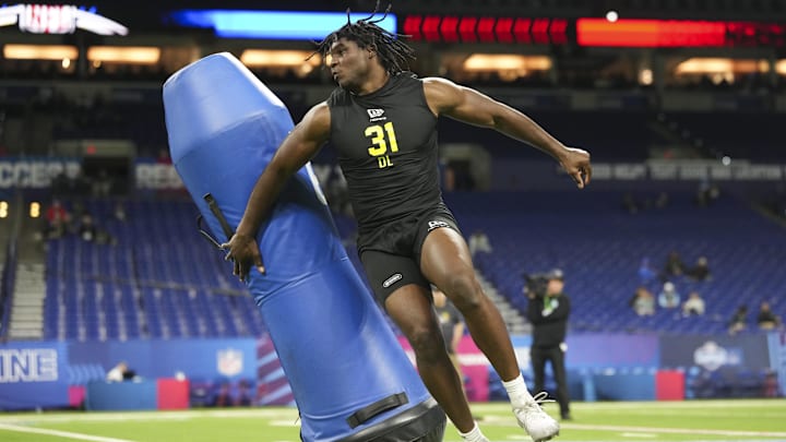 Texas Tech defensive lineman David Bailey Texas Tech defensive lineman David Bailey