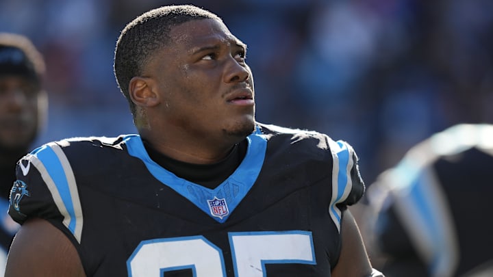 Carolina Panthers defensive tackle Derrick Brown.