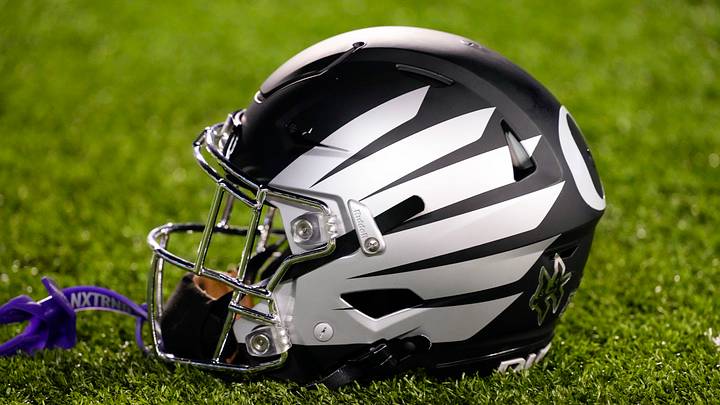 The Oregon Ducks' alternate Nike football jersey leaked online. The Oregon Ducks' alternate Nike football jersey leaked online.