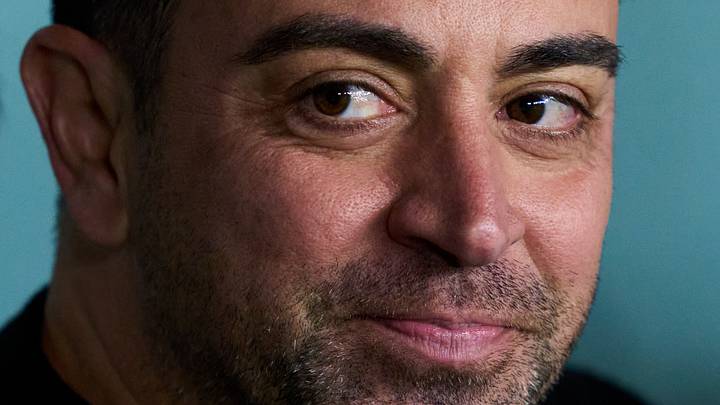 Xavi Hernández con el FC Barcelona