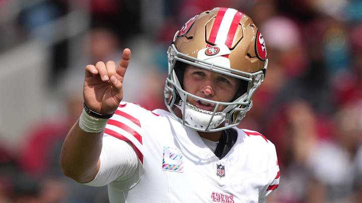 San Francisco 49ers quarterback Brock Purdy (13).
