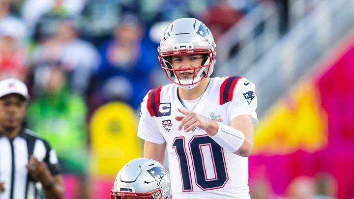 New England Patriots quarterback Drake Maye New England Patriots quarterback Drake Maye