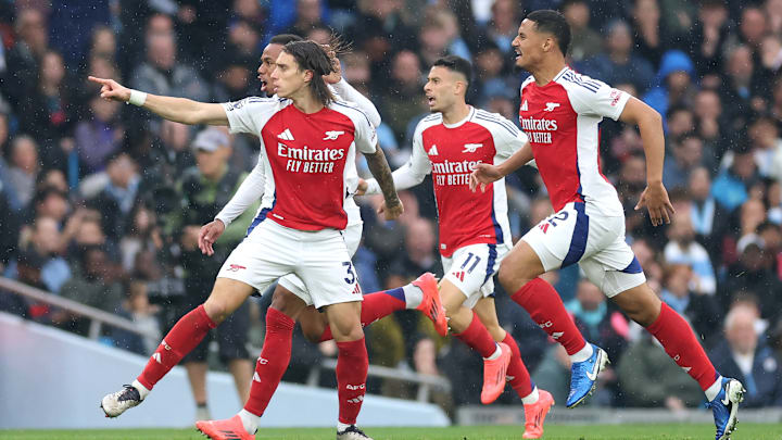 Arsenal take on Leicester in the Premier League on Saturday