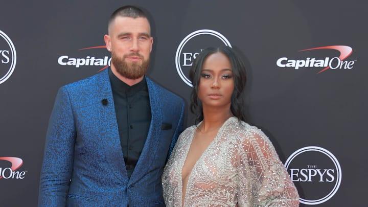 Jul 18, 2018: Travis Kelce with his girlfriend at the time, Kayla Nicole