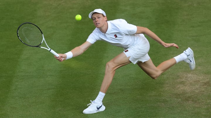 Jannik Sinner at Wimbledon 2025
