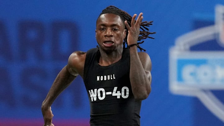 Xavier Worthy ran a 4.21 40-yard dash at the 2024 NFL Scouting Combine. 