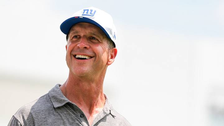 New York Giants head coach John Harbaugh New York Giants head coach John Harbaugh