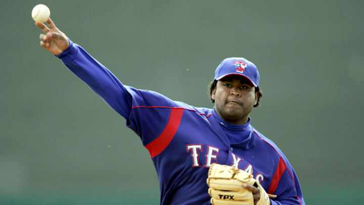 Juan Ramón Domínguez jugó para los Rangers de Texas de la MLB