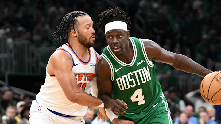 Boston Celtics, New York Knicks, Jrue Holiday, Philadelphia 76ers, Joel Embiid, Karl-Anthony Towns, Jayson Tatum, Jaylen Brown