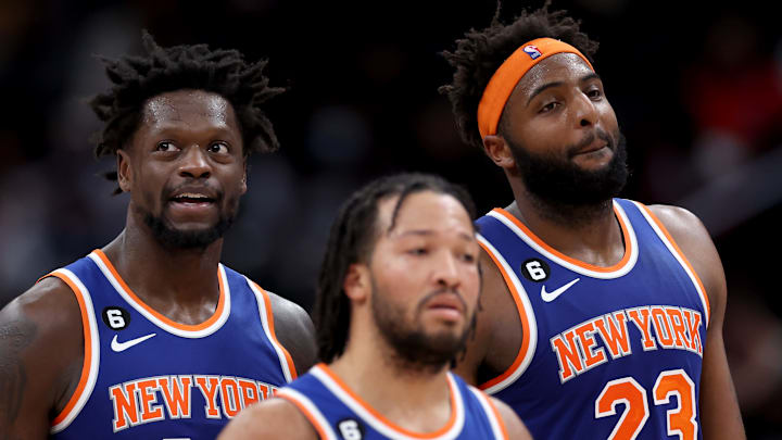 Julius Randle, Jalen Brunson, Mitchell Robinson 