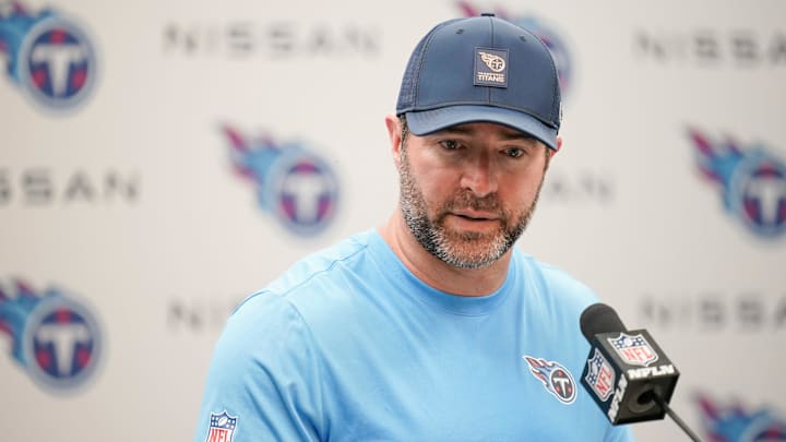 Brian Callahan, most recently the head coach of the Titans, is interviewing with the Giants for their quarterbacks coach position..