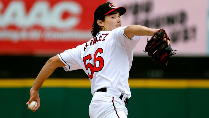 Rochester starting pitcher Andrew Alvarez against Scranton Wilkes Barre.