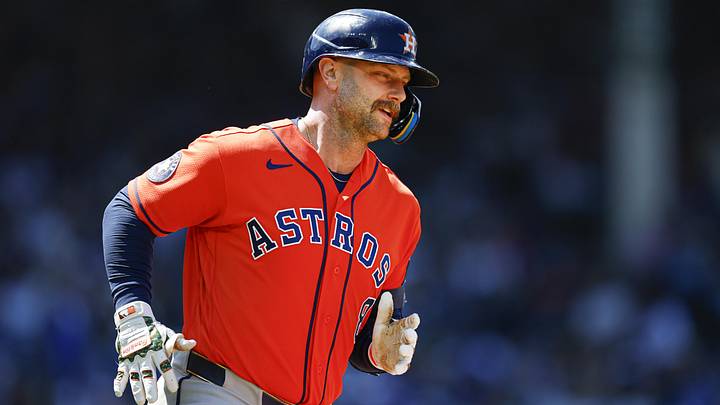 Houston Astros first baseman Christian Walker. Houston Astros first baseman Christian Walker.
