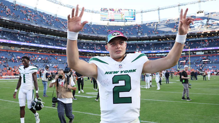 New York Jets quarterback Zach Wilson (2)