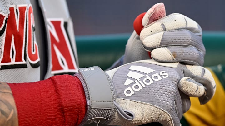 Cincinnati Reds batting gloves.