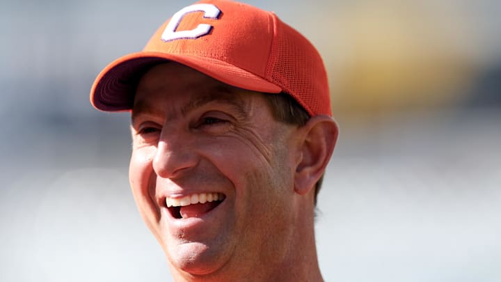 Dec 29, 2023; Jacksonville, FL, USA;  Clemson Tigers head coach Dabo Swinney