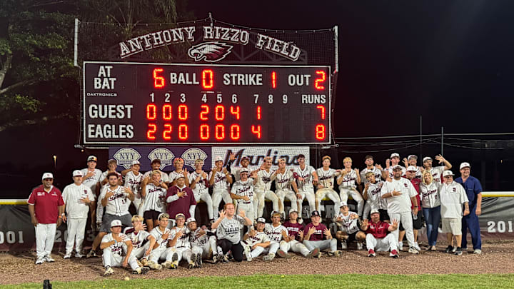 The Stoneman Douglas Eagles are heading back to the state playoffs in Fort Myers after rallying to eliminate West Broward in the Class 7A-Region 4 finals.