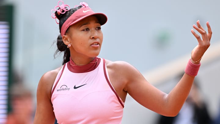 Naomi Osaka at the 2025 French Open