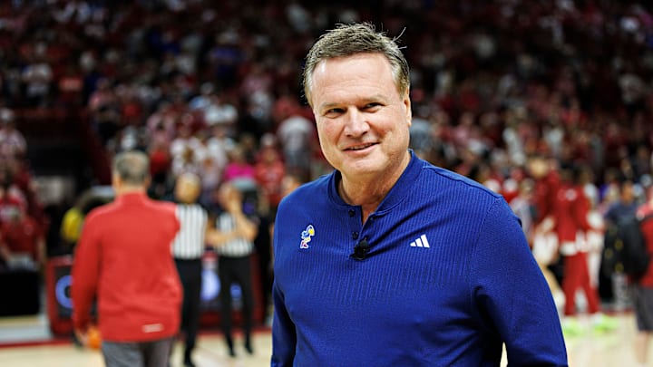 Kansas basketball head coach Bill Self