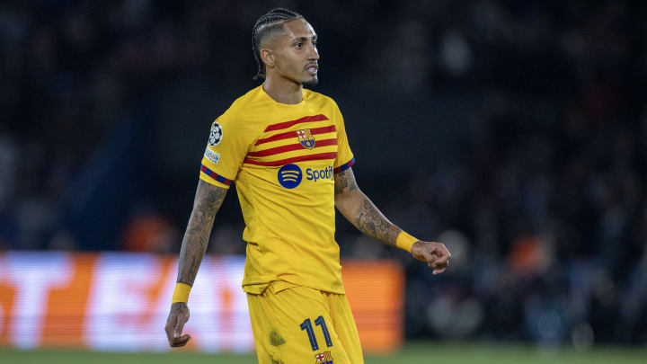 Raphinha é peça importante no ataque do Barcelona. Raphinha é peça importante no ataque do Barcelona.