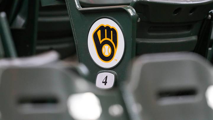 Apr 5, 2025; Milwaukee, Wisconsin, USA; General view of a Milwaukee Brewers logo on seating within American Family Field prior to the game between the Cincinnati Reds and Milwaukee Brewers. Mandatory Credit: Jeff Hanisch-Imagn Images Apr 5, 2025; Milwaukee, Wisconsin, USA; General view of a Milwaukee Brewers logo on seating within American Family Field prior to the game between the Cincinnati Reds and Milwaukee Brewers. Mandatory Credit: Jeff Hanisch-Imagn Images