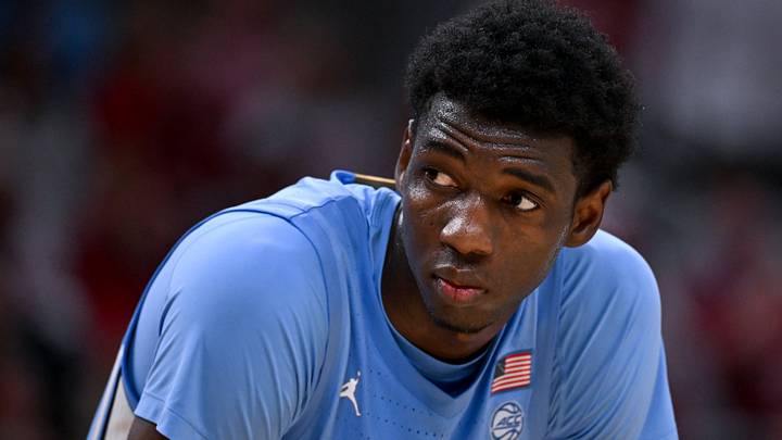 Oct 18, 2026; Indianapolis, IN, USA; North Carolina Tar Heels center Sayon Keita (21) is seen during the second half at Gainbridge Fieldhouse. Mandatory Credit: Robert Goddin-Imagn Images Oct 18, 2026; Indianapolis, IN, USA; North Carolina Tar Heels center Sayon Keita (21) is seen during the second half at Gainbridge Fieldhouse. Mandatory Credit: Robert Goddin-Imagn Images