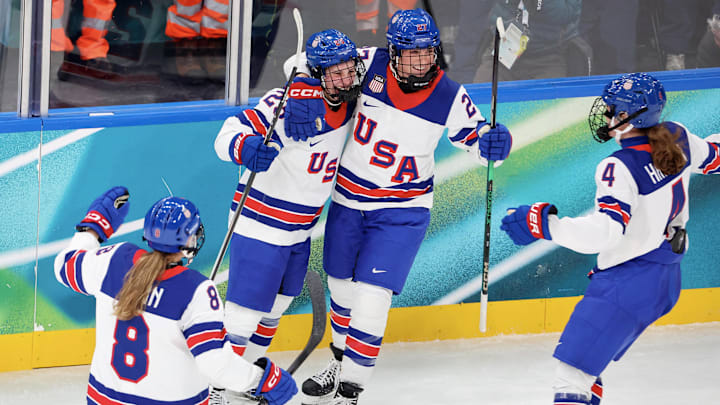 The U.S. throttled Canada, 5–0, but the two sides are expected to meet again in the gold medal final.