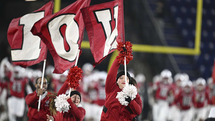 Dec 28, 2024; Annapolis, MD, USA; North Carolina State Wolfpack takes the field before the Go Bowling Military Bowl against the East Carolina Pirates at Navy-Marine Corps Memorial Stadium. Mandatory Credit: Tommy Gilligan-Imagn Images Dec 28, 2024; Annapolis, MD, USA; North Carolina State Wolfpack takes the field before the Go Bowling Military Bowl against the East Carolina Pirates at Navy-Marine Corps Memorial Stadium. Mandatory Credit: Tommy Gilligan-Imagn Images