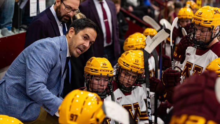 Greg "Boom" May on the Gophers bech. Greg "Boom" May on the Gophers bech.