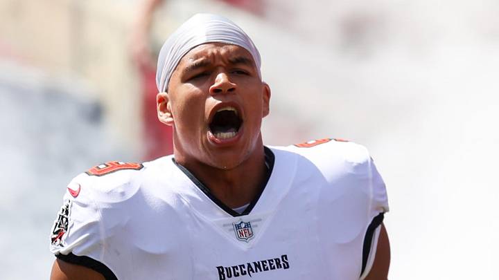 Tampa Bay Buccaneers linebacker Joe Tryon-Shoyinka