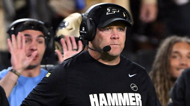 Purdue Boilermakers head coach Barry Odom.