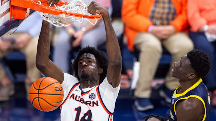 The Auburn Tigers will be without a sophomore center for the rest of the season. The Auburn Tigers will be without a sophomore center for the rest of the season.