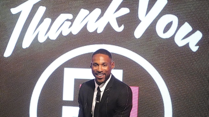 Former Cardinals star cornerback Patrick Peterson during his retirement news conference at the Cardinals' Tempe facility on April 14, 2025.