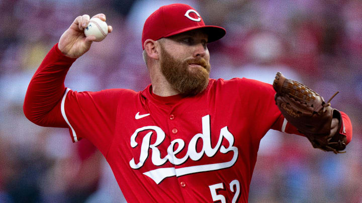 Zack Littell of the Cincinnati Reds